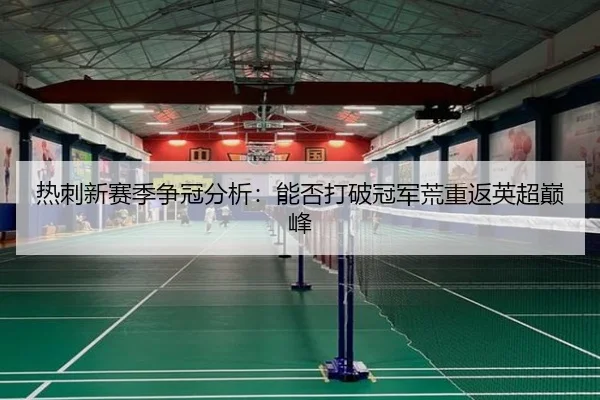 热刺新赛季争冠分析：能否打破冠军荒重返英超巅峰